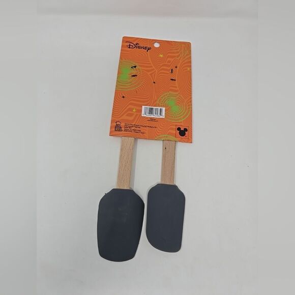 Disney Mickey Mouse Silicone Spatula & SPOON SET halloween 2 PACK HARD TO FIND - Picture 3 of 3